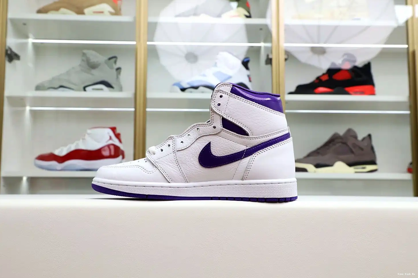 Jordan Air OG 1 High Purple Court Kimikick 0623
